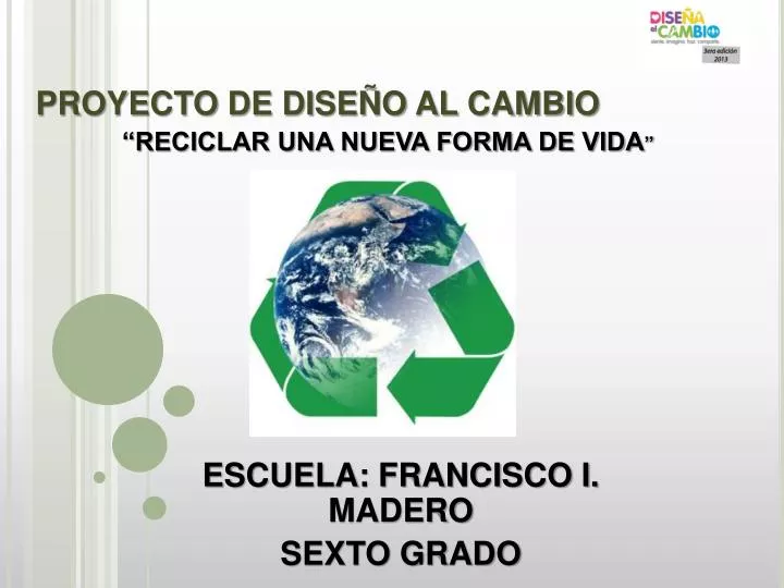 proyecto de dise o al cambio