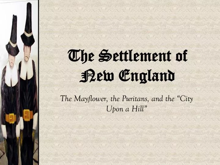 the settlement of new england