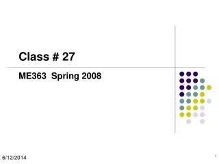 Class # 27