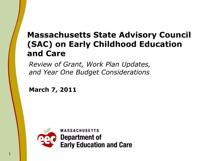 massachusetts state advisory council sac on early childhood education and care