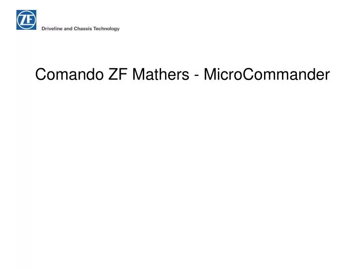 comando zf mathers microcommander