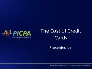 The Cost of Credit Cards