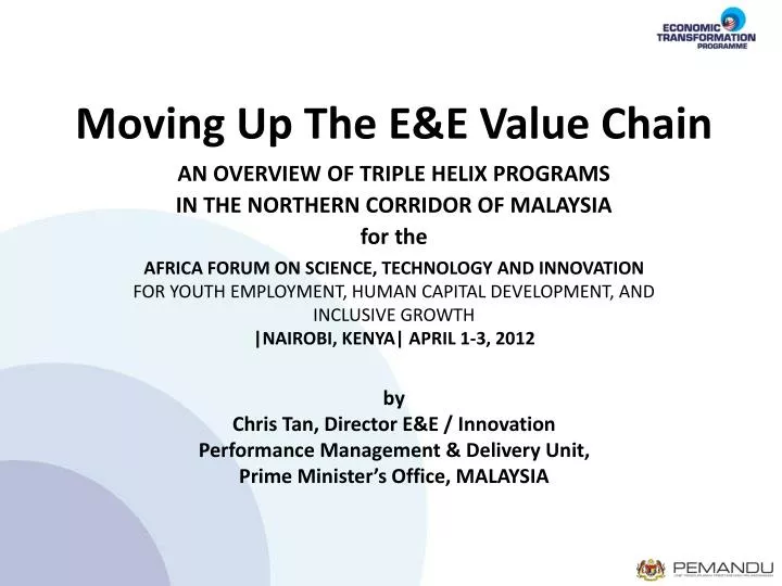 moving up the e e value chain