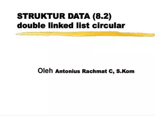 struktur data 8 2 double linked list circular