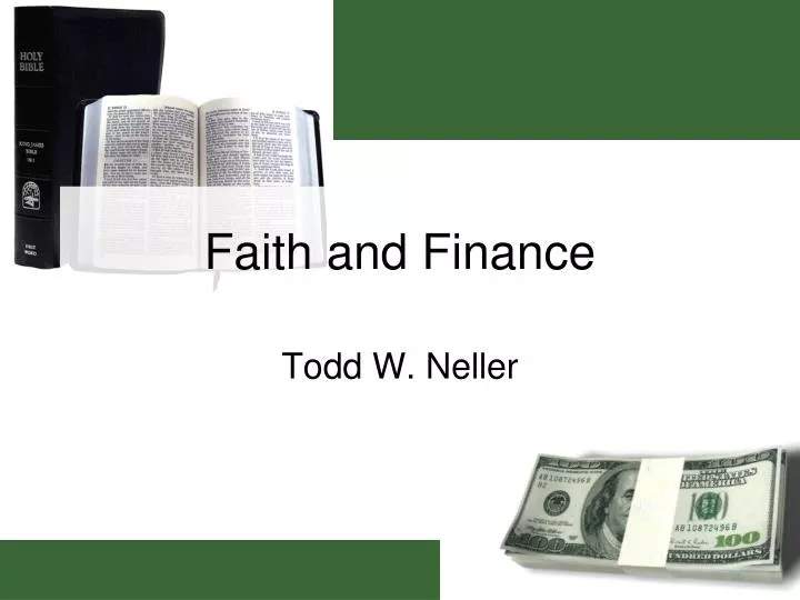 faith and finance