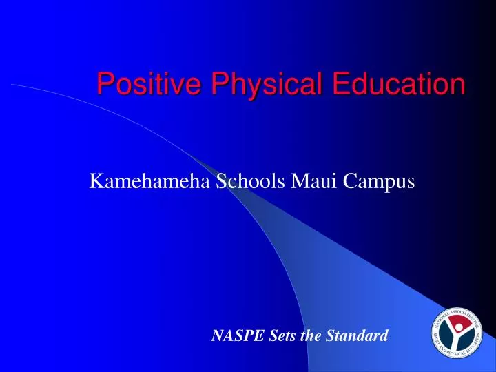 positive physical education