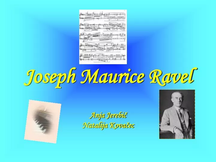 joseph maurice ravel