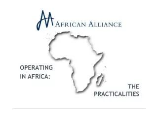 Operating in Africa: