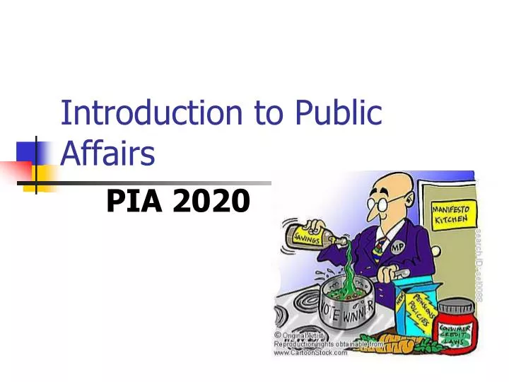 introduction to public affairs