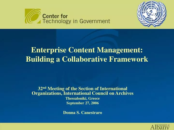 enterprise content management building a collaborative framework