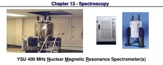 Chapter 13 - Spectroscopy