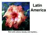 Latin America - slide 1