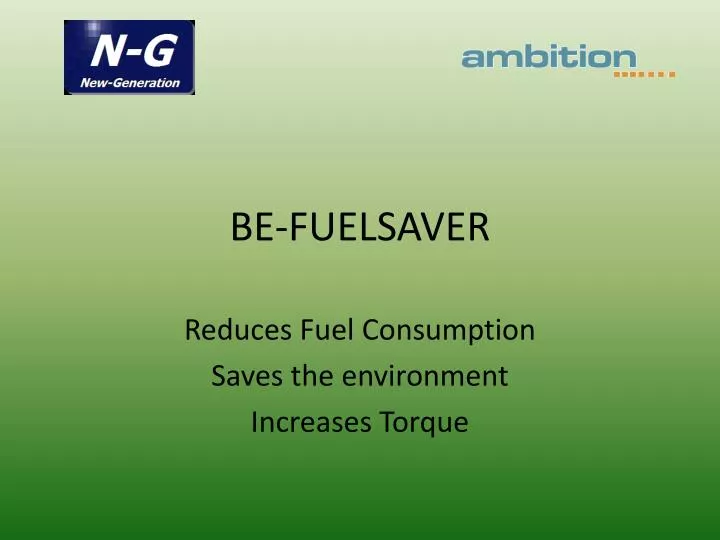 be fuelsaver