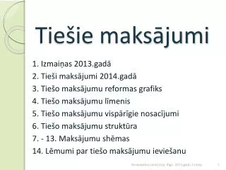 tie ie maks jumi