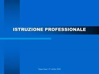 istruzione professionale