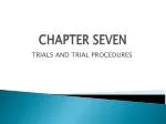 Trials and Pretrial Procedures in Criminal Justice - slide 1