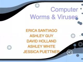 Computer Worms &amp; Viruses