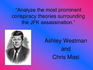 “Analyze the most prominent conspiracy theories surrounding the JFK assassination.”