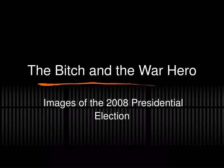 the bitch and the war hero