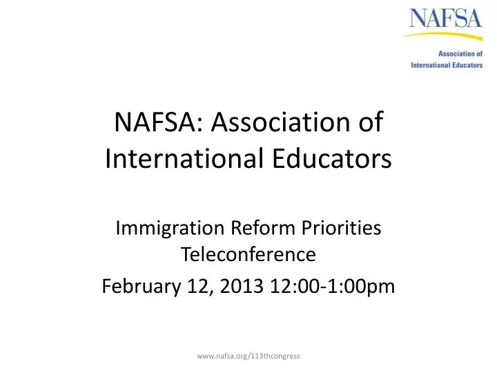 nafsa association of international educators