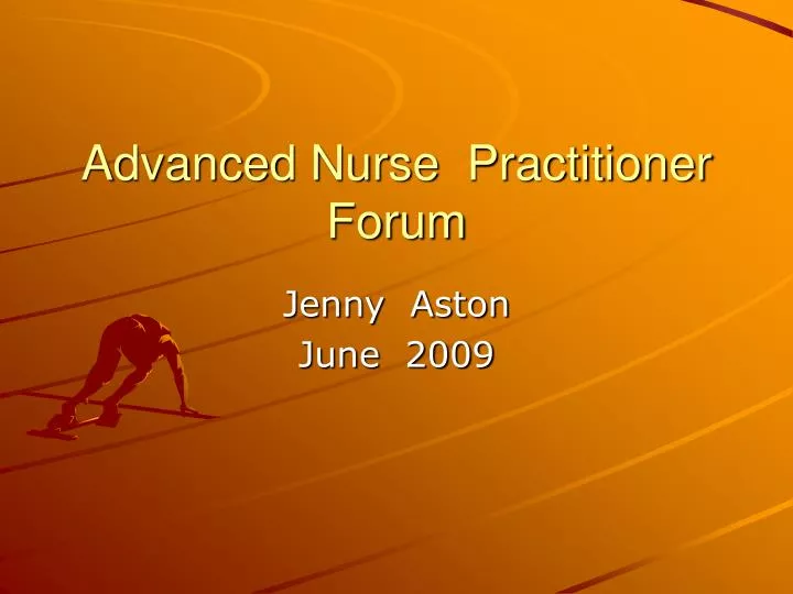 advanced nurse practitioner forum