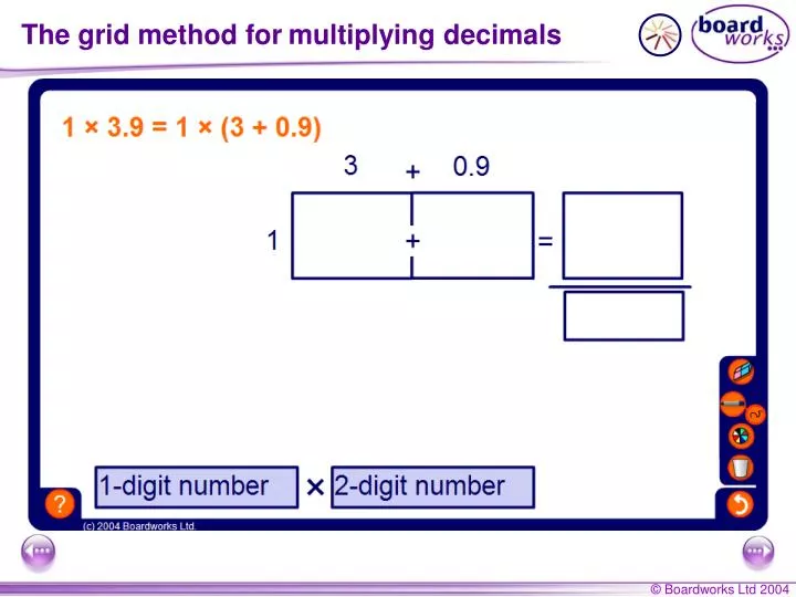 the grid method for multiplying decimals