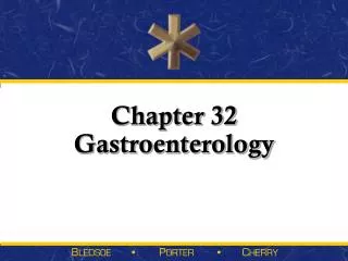 Chapter 32 Gastroenterology