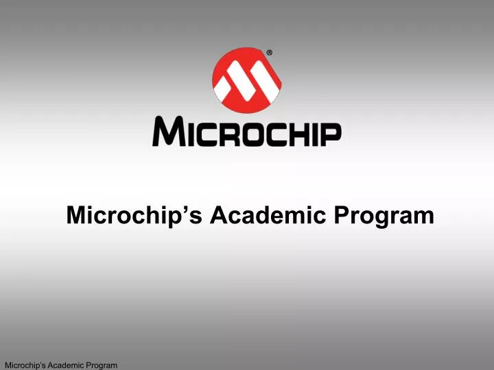 microchip s academic program