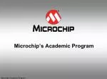 Microchip’s Academic Program - slide 1