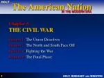 Chapter 3 THE CIVIL WAR - slide 1