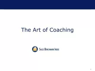 The Art of Coaching