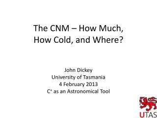The CNM – How Much, How Cold, and Where?
