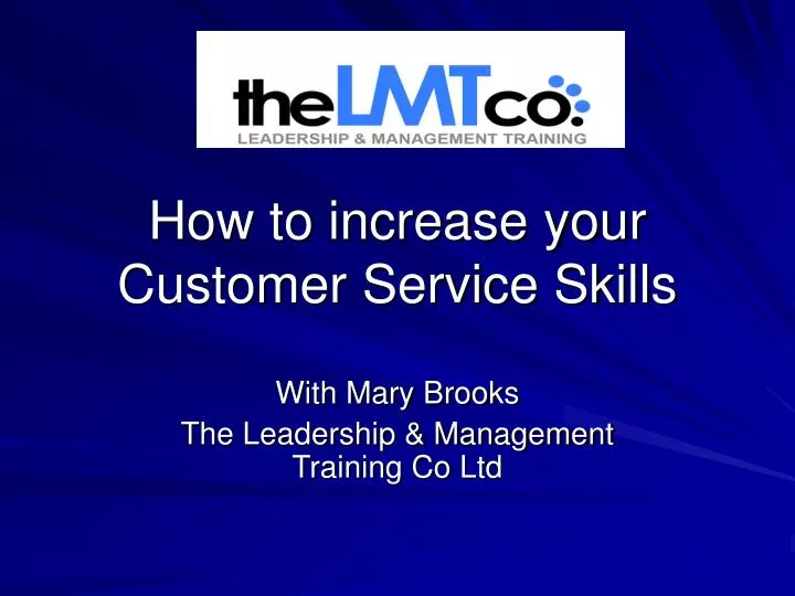 how to increase your customer service skills