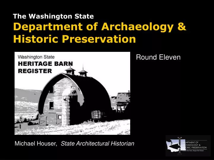 the washington state department of archaeology historic preservation