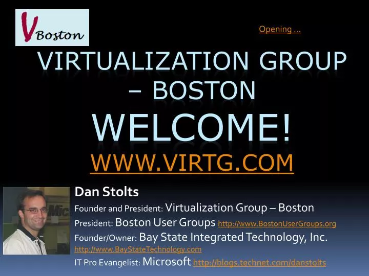 virtualization group boston welcome www virtg com