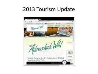 2013 Tourism Update