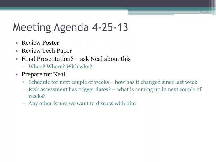 meeting agenda 4 25 13