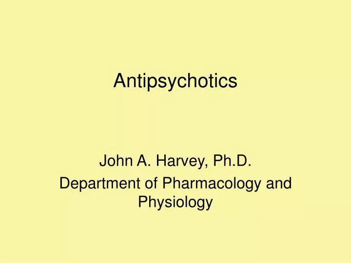antipsychotics