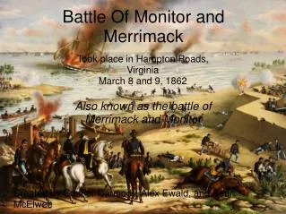 Battle Of Monitor and Merrimack
