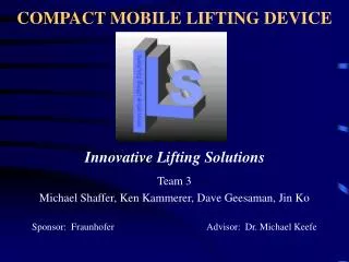 COMPACT MOBILE LIFTING DEVICE