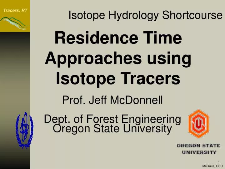 isotope hydrology shortcourse
