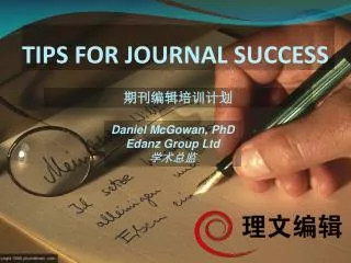 TIPS FOR JOURNAL SUCCESS