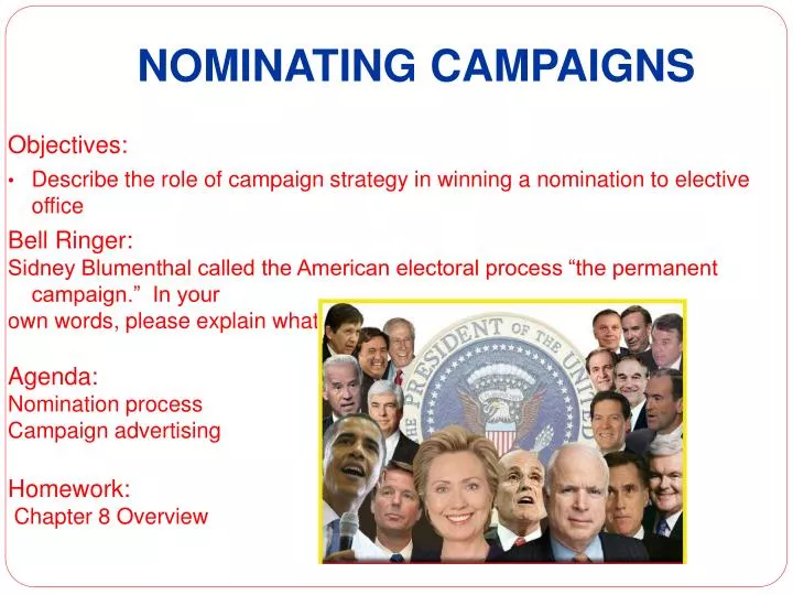 nominating campaigns