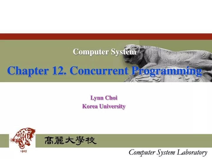 computer system chapter 12 concurrent programming