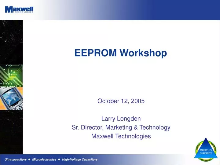 eeprom workshop