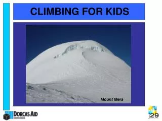 CLIMBING FOR KIDS