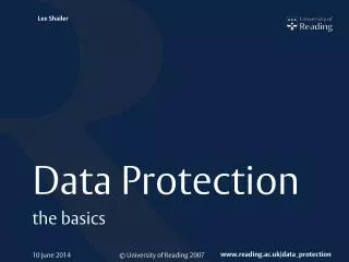 Data Protection