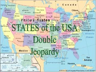 STATES of the USA Double Jeopardy