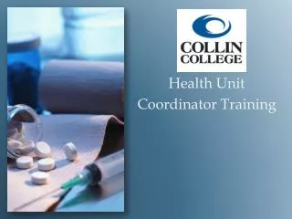 Health Unit Coordinator Training