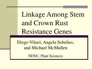 Linkage Among Stem and Crown Rust Resistance Genes